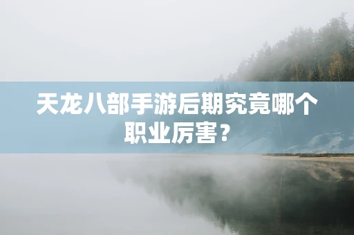 天龙八部手游后期究竟哪个职业厉害？