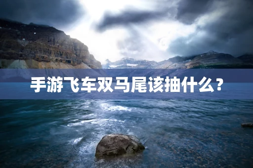手游飞车双马尾该抽什么？