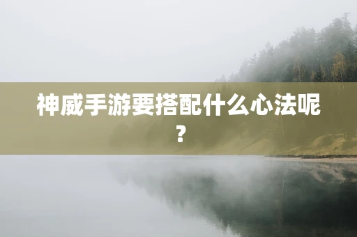 神威手游要搭配什么心法呢？