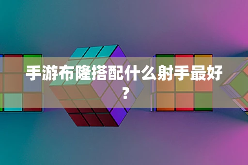 手游布隆搭配什么射手最好？