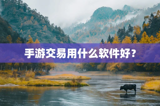 手游交易用什么软件好？
