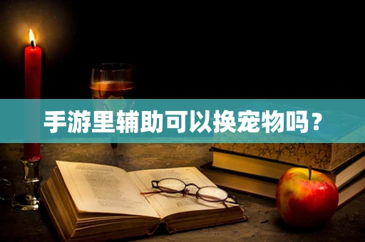 手游里辅助可以换宠物吗？