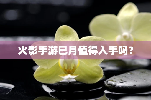 火影手游巳月值得入手吗？