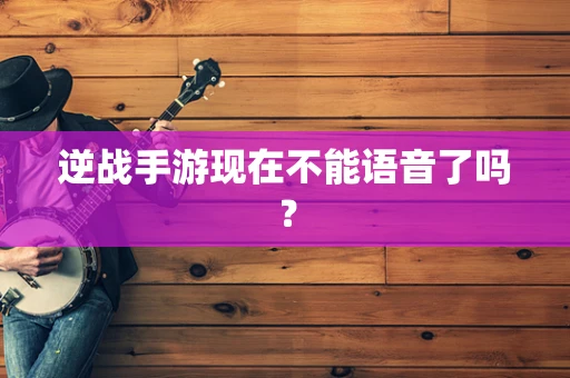 逆战手游现在不能语音了吗？