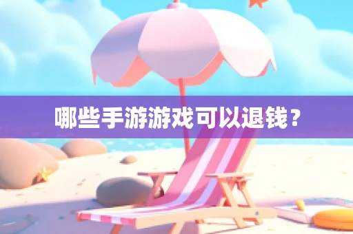 哪些手游游戏可以退钱？