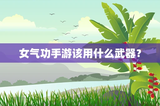 女气功手游该用什么武器？
