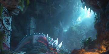 方舟手游洞穴里真的有龙吗？